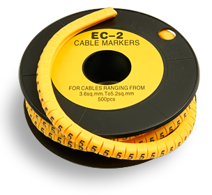 Cabeus EC-2-5 Маркер для кабеля д.7.4мм, цифра 5 | код 7426c | Cabeus