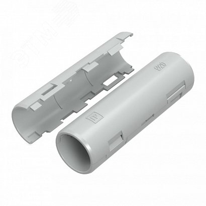 Муфта разборная d20 мм атмосферостойкая серая (70шт/840шт уп/кор) | код PR13.0410 | Промрукав