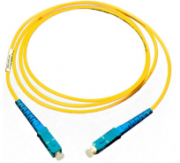Патч-корд оптический TWT, PVC, симплексный, SC/UPC-SC/UPC, SM OS2, 1.5 м | код TWT-SC-SC/SU-1.5 | TWT