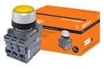 Кнопка MP1-21Y(LED) в сборе d22мм/220В 1з+1р желтая TDM | код SQ0747-0015 | TDM