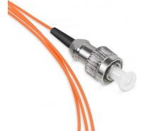 Патч-корд оптический LANMASTER, LSZH, симплексный, FC/PC-FC/PC, MM 50/125, 0.5 м | код LAN-FC-FC/OM2-0.5 | LANMASTER