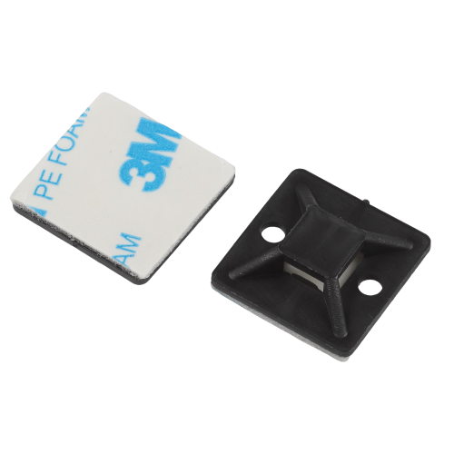 Площадка самоклеящаяся под хомуты 25х25 мм чёрная 50 штук NO-225-344 | код Б0066740 | ЭРА Площадка самоклеящаяся под хомуты 25х25 мм чёрная 50 штук NO-225-344 | код Б0066740 | ЭРА