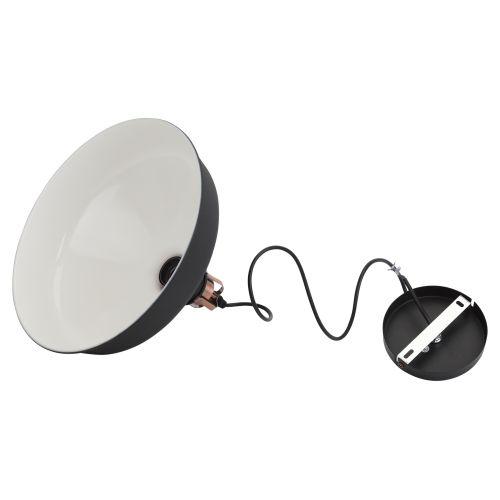 Светильник подвесной декоративный PL2 BK/RC E27 max 60W, d300 мм, шагрень черный/медь | код Б0037413 | ЭРА фото 10 Светильник подвесной декоративный PL2 BK/RC E27 max 60W, d300 мм, шагрень черный/медь | код Б0037413 | ЭРА фото 10