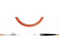 Патч-корд оптический LANMASTER, LSZH, симплексный, ST/PC-LC/PC, MM 50/125, 7.0 м | код LAN-ST-LC/OM2-7.0 | LANMASTER