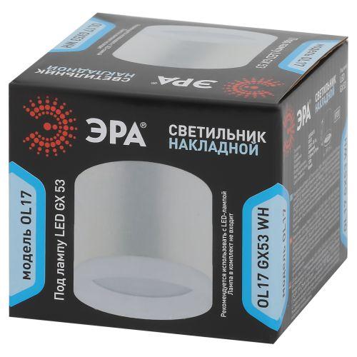 Светодиодная подсветка накладная под GX53 OL17 GX53 WH | код Б0049044 | ЭРА фото 7 Светодиодная подсветка накладная под GX53 OL17 GX53 WH | код Б0049044 | ЭРА фото 7