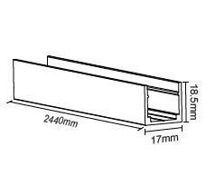 Профиль накладной для светодиод. ленты NEON 1515 17х18.5мм L2440 алюм. VARTON V4-R0-70.0001.KIT-2303 Профиль накладной для светодиод. ленты NEON 1515 17х18.5мм L2440 алюм. VARTON V4-R0-70.0001.KIT-2303