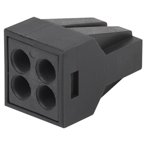 Клемма СМК с пастой серии 304, 4 отверстия, 0,5-2,5 мм2 10 NO-224-53 | код Б0043971 | ЭРА