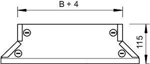 Крышка T-образного соединения 150мм | код 7128436 | OBO Bettermann фото 2 Крышка T-образного соединения 150мм | код 7128436 | OBO Bettermann фото 2
