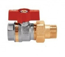 Кран шаровой со сгоном Ду 20 с рукояткой типа бабочка | код 065B8204 | Danfoss