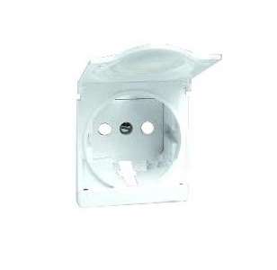 Накладка со шторками и крышкой на 75432-, 75464-69, S82C, белый | код 82090-50 | Simon