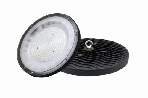 Светильник светодиодный UFO LITE 100Вт 5000К IP65 10000лм d250х75 200-250В ДСП промышленный подвесной черн. | код 821535300 | GAUSS