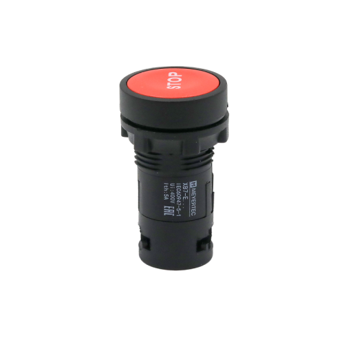 Кнопка плоская красная, маркировка STOP, 1NC, IP54, пластик MTB7-EA41622 | код 132676 | MEYERTEC