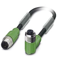 Кабель для датчика / исполнительного элемента SAC-3P-M12MS/ 0,3-PUR/M12FR SH | код 1500923 | PHOENIX CONTACT