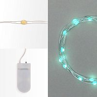 Гирлянда домашняя светодиодная Роса 2м 20LED бирюзовый | код 303-004 | Neon-Night