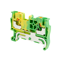 Клемма push-in Земля, 2.5 мм? MTP-2.5PE | код 136787 | MEYERTEC