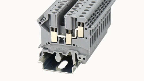 PC4-TW-01P-11-00Z(H), Клемма винтовая PC, 4 мм.кв., 3C, серый, шт | код 11010000070 | DEGSON