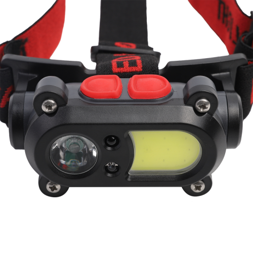 Фонарь аккумуляторный налобный 3.7В карбон 2 LED 3Вт 15 режимов сенсор MicroUSB бокс LED53418 Camelion 15746 фото 5