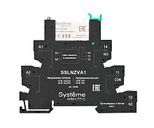 Релейный модуль 1CO, 6A, 24В DC, винтовой зажим | код SSL1PVBU | Systeme Electric