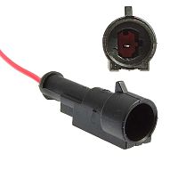 Разъём авт. соединитель RUICHI DJ7011-1.5-11 (18AWG 200 мм), 12/ 24 (DC) В | код 99788 | Ruichi