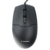 Мышь Gembird MOP-430, USB, черный, 3кн.+колесо-кнопка, 1600DPI, кабель 1.5 м | код MOP-430 | Gembird