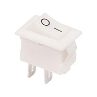 Выключатель клавишный 250В 3А (2с) ON-OFF бел. Micro (RWB-101) | Код. 36-2012 | Rexant