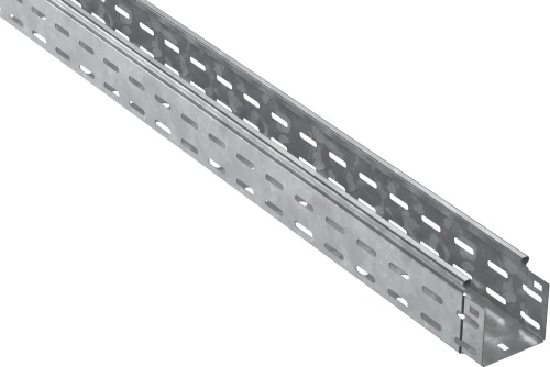 ESCA Лоток перфорированный 80х80х3000-1,0 HDZ | код CLP10-080-080-100-3-M-HDZ | IEK