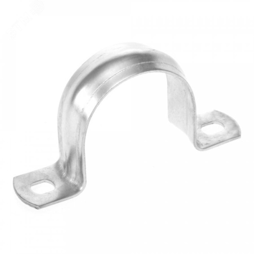 Скоба крепежная двухлапковая СМД d19-20мм метал. (уп.100шт) | код PR08.2547 | Промрукав