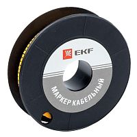 Маркер-кабельный 1,5кв.мм 1 (к-1000ед) (ЕС-0) | код. plc-KM-1.5-1 | EKF