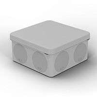Коробка распаячная для прямого монтажа ОУ, HF, 100х100х50мм, IP67 (мембранные вводы) REXANT | код 28-3079 | REXANT