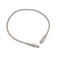 Патч-корд кат.5E UTP неэкранир. PVC сер. 0.5м TERACOM PRO | код TRP-5EUTP-PVC-05M-GY | EKF