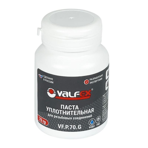 Паста уплотнительная 70г (вода. пар) (80) | код VF.P.70.G | VALFEX