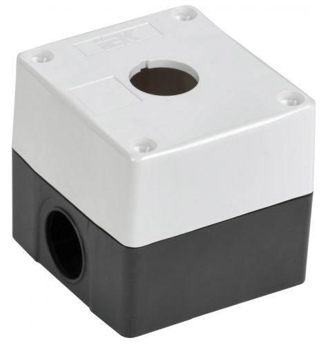 Корпус КП101-Р для кнопок 1 место белый IEK | код BKP10-1-K01-R | IEK