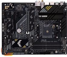 Материнская плата Asus TUF GAMING B550-PLUS WIFI II Soc-AM4 AMD B550 4xDDR4 ATX AC`97 8ch(7.1) 2.5Gg RAID+HDMI+DP | код 1637645 | Asus