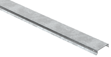 Крышка на лоток осн. 100х2000-2,0мм HDZ IEK | код CLP1K-100-200-2-M-HDZ | IEK