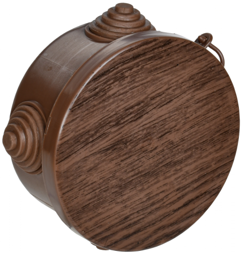 Коробка расп. КМ для о/п D=65х40мм IP54 4 вв. дуб IEK | код UKO21-065-040-000-K24-54 | IEK
