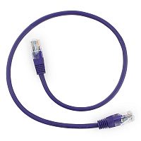 Патч-корд UTP Cablexpert PP12-0.5M/V кат.5e, 0.5м, литой, многожильный (фиолетовый) | код PP12-0.5M/V | Cablexpert