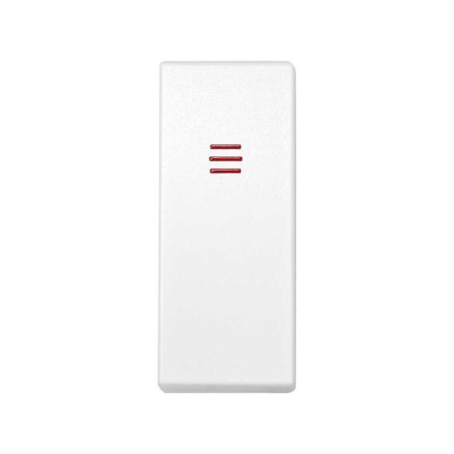 Клавиша узкая с индикатором для 75201-, 75253-, 75150-69, S82C, белый | код 82011-60 | Simon Клавиша узкая с индикатором для 75201-, 75253-, 75150-69, S82C, белый | код 82011-60 | Simon