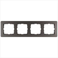 Рамка G-Flex 4-постовая, цвет Мокко | код G1104Z | Jasmart