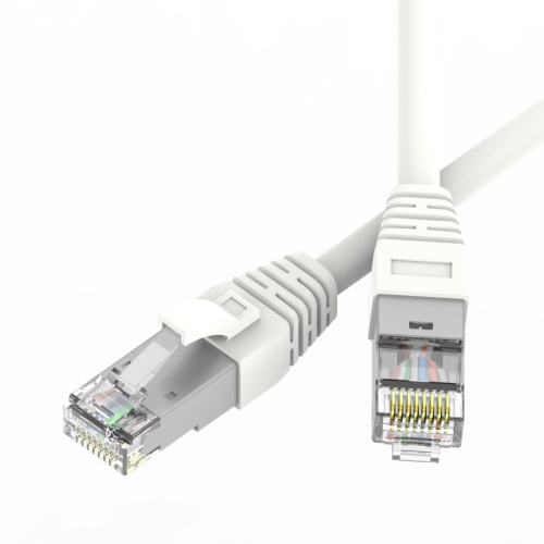 Патч-корд экранированный SLIM CAT6A S/FTP 4х2, 28 AWG, LSZH, белый, 0,3м | код RN6ASF4503WH-28 | DKC