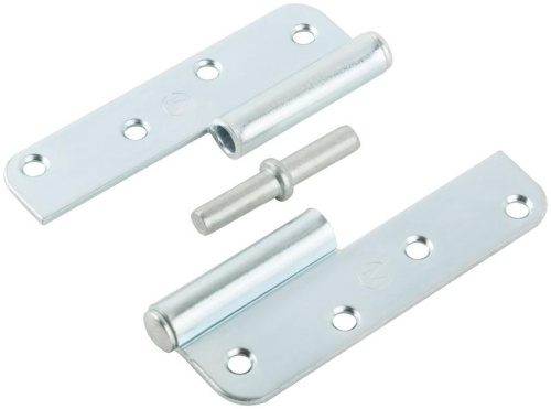 Петля накладная лев. "ПН" 110мм оцинк. 66392 фото 5