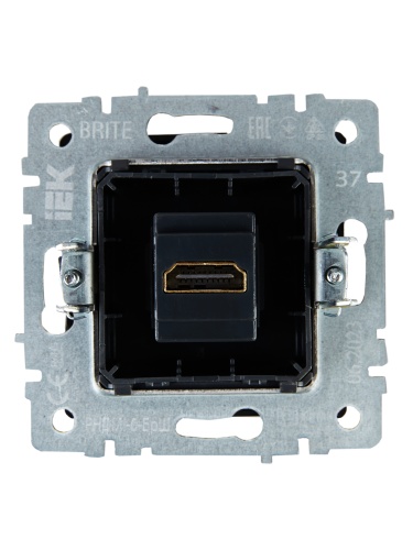BRITE Розетка HDMI РHDMI-0-БрШ шампань | код BR-H10-K37 | IEK фото 2