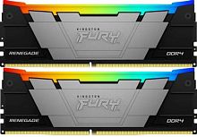 Память DDR4 2x32GB 3600MHz Kingston KF436C18RB2AK2/64 Fury Renegade RGB RTL Gaming PC4-28800 CL18 DIMM 288-pin 1.35В dual rank с радиатором Ret | код 1995544 | Kingston