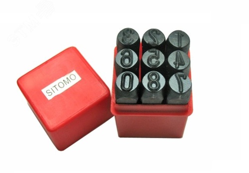 Клейма цифровые №8 стальные | код 26911 | Hortz Клейма цифровые №8 стальные | код 26911 | Hortz