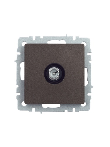 BRITE Розетка TV проходная РТВ10-0-БрТБ темная бронза | код BR-A10-P-K45 | IEK фото 8