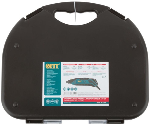 Машина гравировальная 130Вт 10000-35000об/мин 2.4/3.2мм набор насадок FIT 80598 фото 4 Машина гравировальная 130Вт 10000-35000об/мин 2.4/3.2мм набор насадок FIT 80598 фото 4