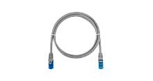 Коммутационный шнур NIKOMAX Essential Line U/UTP 4 пары, Кат.6 (Класс E), 250МГц, 2хRJ45/8P8C, T568B, заливной, с защитой защелки, многожильный, BC (чистая медь), 25AWG (7x0,175мм), LSZH нг(А)-HFLTx, серый, 1м | код NMC-PC4UE55B-ES-010-C-GY