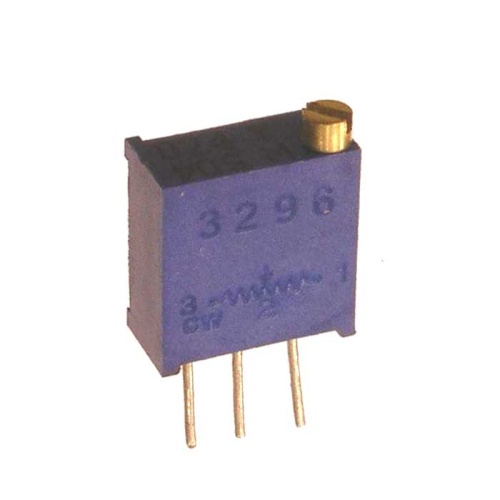 Подстроечный резистор RUICHI 3296W 5K, 25 оборотов | код 63790 | Ruichi