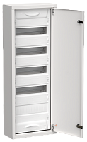 TITAN 5 Корпус мет. ЩРн-60 (1х60) 835х310х140 IP31 бел IEK | код TI5-50-N-060-31 | IEK
