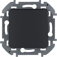 Механизм переключателя промежуточного 1-кл. Inspiria 10А IP20 250В 10AX винт. клеммы антрацит Leg | код 673683 | Inspiria(группа Legrand)