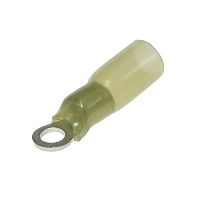 Наконечник кольцевой изолированный RUICHI RV5.5-4 HST, 19 А, 12-10 AWG, желтый, латунь луженая | код 108152 | Ruichi